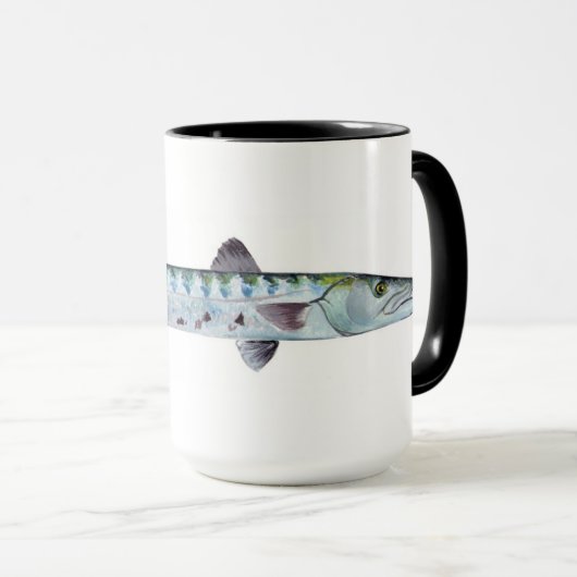 Barracuda vis mok (Voorkant rechts)