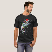 Barracuda Vis Xmas Verlichting Rendier Barracuda C T-shirt (Voorkant volledig)