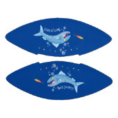 Barracuda vissen hongerig vissen cartoon illustrat american football (Panelen)