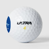 Barracuda vissen hongerig vissen cartoon illustrat golfballen (Logo)