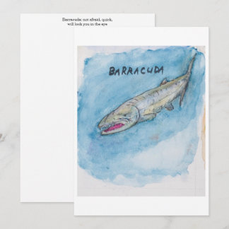 Barracuda Wenskaart Kaart