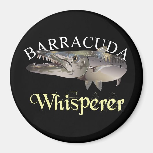 Barracuda Whisperer Donkerdonker Magnet (Voorkant)