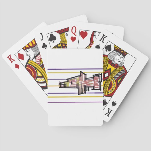 Barracuda zomergeluk pokerkaarten (Achterkant)