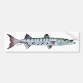 Barracudavis bumper sticker (Voorkant)