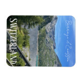 barrage d'Emosson, Zwitserland, dam, bergen Magneet (Horizontaal)