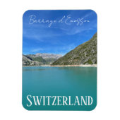 barrage d'Emosson, Zwitserland, dam, bergen Magneet (Verticaal)