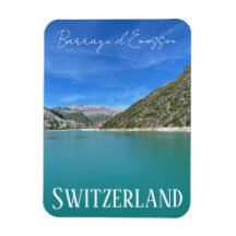 barrage d'Emosson, Zwitserland, dam, bergen