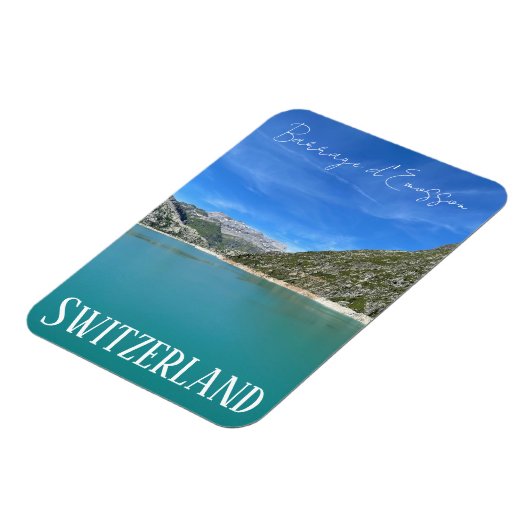 barrage d'Emosson, Zwitserland, dam, bergen Magneet (Linkerzijde)