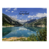 Barrage D'Emosson, Zwitserland Perfect Poster (Voorkant)