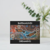 Barramundi Dreaming Briefkaart (Staand voorkant)