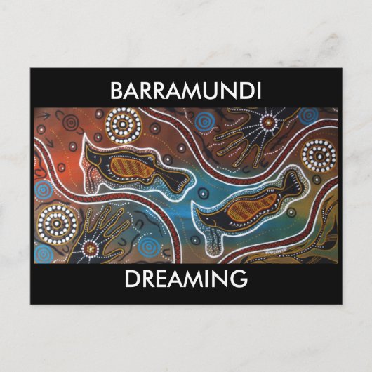 Barramundi Dreaming Briefkaart (Voorkant)