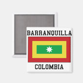 Barranquilla, Colombia Magneet (Voorkant / Achterkant)