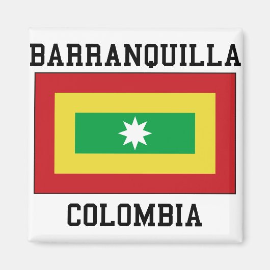 Barranquilla, Colombia Magneet (Voorkant)