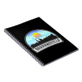 Barranquilla Colombia Skyline Panorama Uitzicht Notitieboek (Rechterzijde)