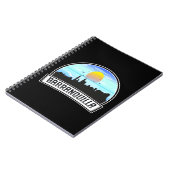 Barranquilla Colombia Skyline Panorama Uitzicht Notitieboek (Linkerzijde)