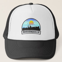 Barranquilla Colombia Skyline Panorama Uitzicht Trucker Pet