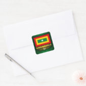 Barranquilla Flag Vierkante Sticker (Envelop)