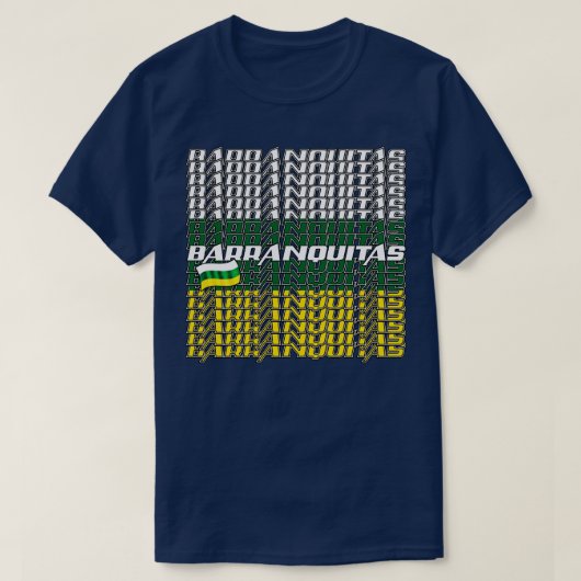 Barranquitas Cascade tekst 1 T-shirt (Design voorkant)