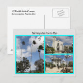 Barranquitas Puerto Rico Briefkaart (Voorkant / Achterkant)
