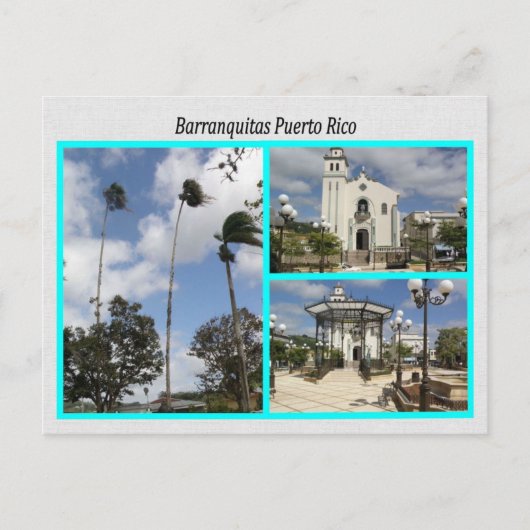 Barranquitas Puerto Rico Briefkaart (Voorkant)