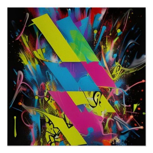 Barras y Explosión de Color Perfect Poster (Voorkant)