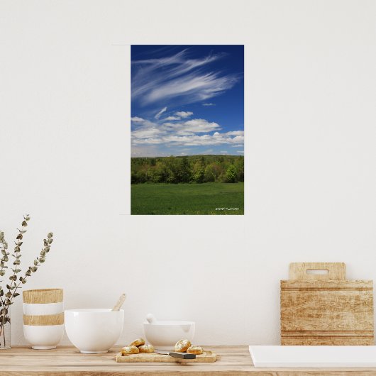 Barre Clouds 2 Poster (Keuken)