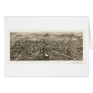 Barre, MA Panoramic Map - 1870