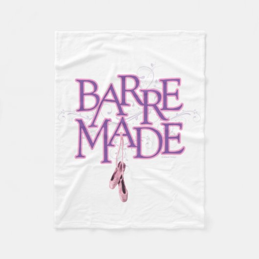 Barre Made (danseres) Fleece Deken (Voorkant)