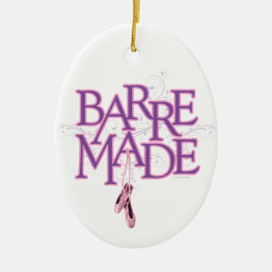 Barre Made (danseres) Keramisch Ornament (Voorkant)