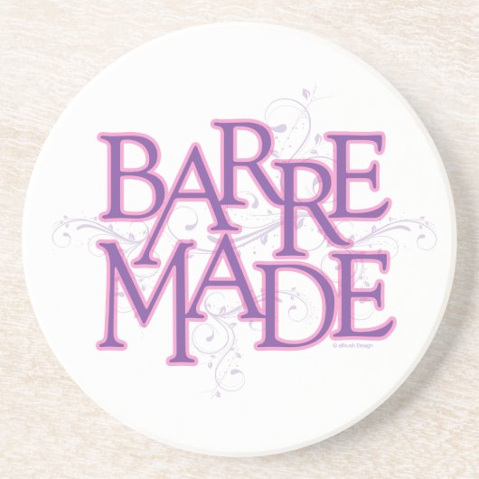 Barre Made (danseres) Zandsteen Onderzetter (Voorkant)