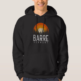 Barre Vermont V Vintage 70er 80er 90er Retro Stad Hoodie