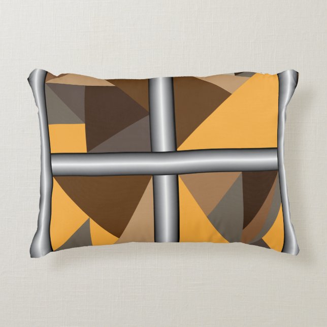 Barred Accent Pillow Accent Kussen (Voorkant)