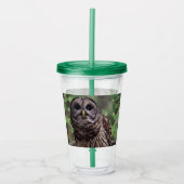 Barred Owl Acryl Drinkbeker (Voorkant)
