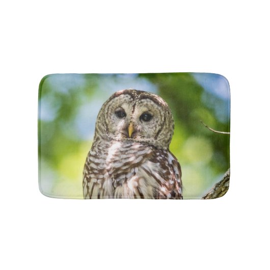 Barred Owl Badmat (Voorkant)