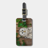 Barred Owl Bagagelabel (Voorkant verticaal)