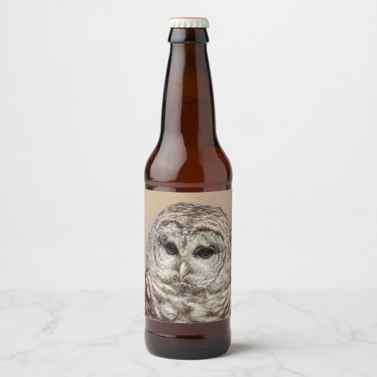 Barred Owl Bier Etiket (Voorkant)