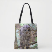 Barred Owl Canvas tas (Voorkant)