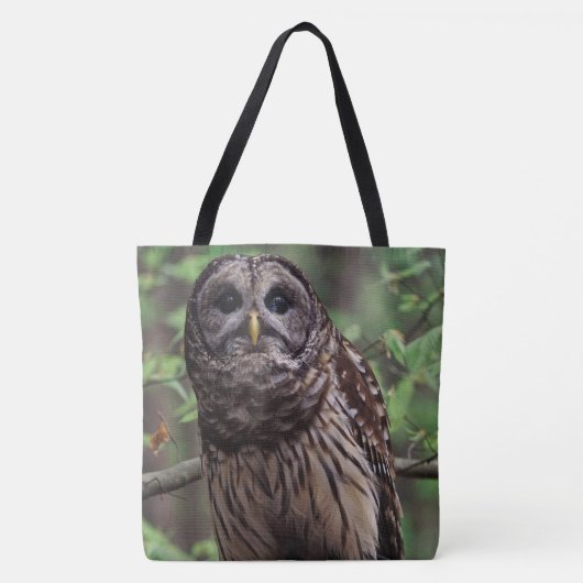 Barred Owl Canvas tas (Voorkant)