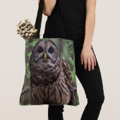 Barred Owl Canvas tas (Dichtbij)
