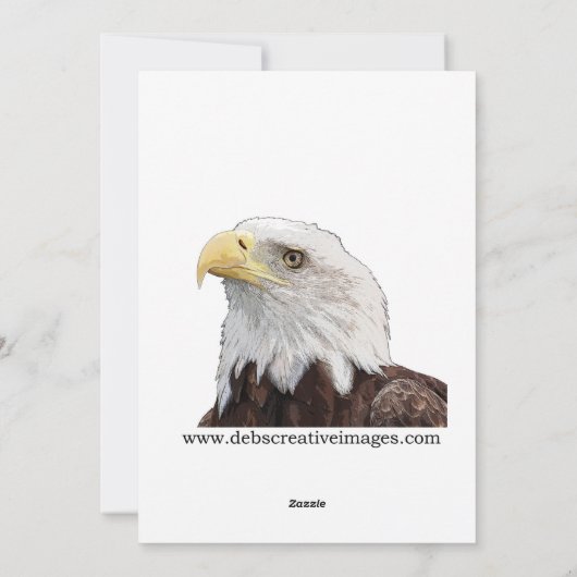 Barred Owl Christmas Kaart (Achterkant)