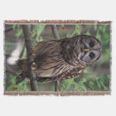 Barred Owl Deken (Voorkant)