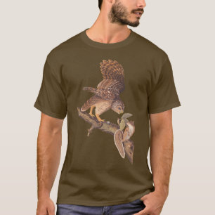 Barred Owl en eekhoorn T-shirt