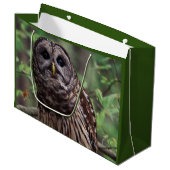Barred Owl Groot Cadeauzakje (Voorkant Gekanteld)