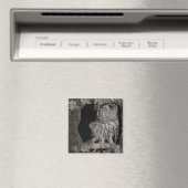 Barred Owl - Hier kijk je aan! Magneet (Insitu (Vaatwasser))