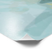 Barred Owl in Tree Abstract Impressionisme Foto Afdruk (Hoek)