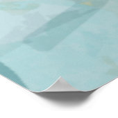 Barred Owl in Tree Abstract Impressionisme Poster (Hoek)