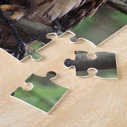 Barred Owl Jigzaag Puzzle Legpuzzel (Zijkant)