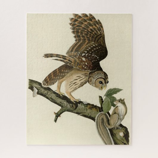 Barred Owl, John James Audubon's Birds of America Legpuzzel (Verticaal)