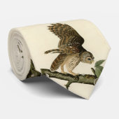 Barred Owl, John James Audubon's Birds of America Stropdas (Opgerold)