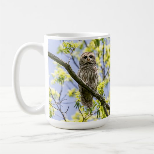 Barred Owl Koffiemok (Links)